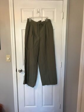 NWT Nicole Miller Hi Rise Straight Leg Pants